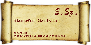 Stumpfel Szilvia névjegykártya